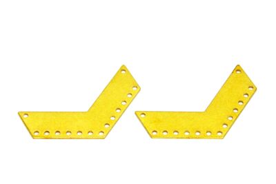10x40 mm OK DESENLİ PUL, HAM PİRİNÇ #1756H - 2