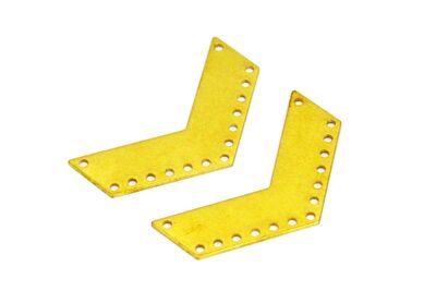 10x40 mm OK DESENLİ PUL, HAM PİRİNÇ #1756H - 3