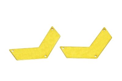 10x40 mm OK DESENLİ PUL, HAM PİRİNÇ #1758H - 2