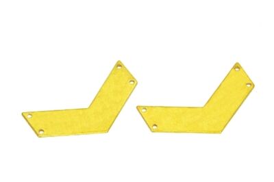 10x40 mm OK DESENLİ PUL, HAM PİRİNÇ #1760H - 2