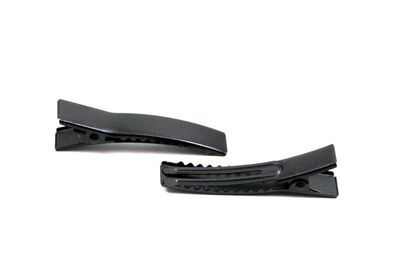 10x50 mm MAŞA MODELİ TOKA SİYAH BOYA KAPLAMA, ALT KISIM İKİ ÇATALLIDIR ( 5 cm MAŞA - ÇİFT TIRNAKLI ) - 2