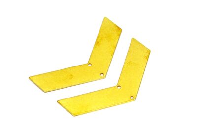10x50 mm OK DESENLİ PUL, HAM PİRİNÇ #1767H - 3