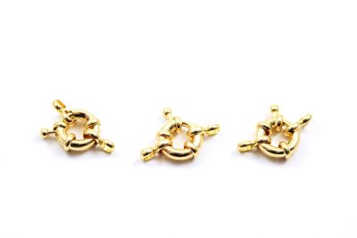 11 mm GEMİCİ DÜMEN KLİPS, ALTIN KAPLAMA - 2