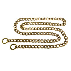 110 cm ALÜMİNYUM HAFİF HAZIR ÇANTA ZİNCİRİ, ANTİK SARI RENK ( KARARMAZ ) 1. KALİTE Z-10AS - ERTÜRK