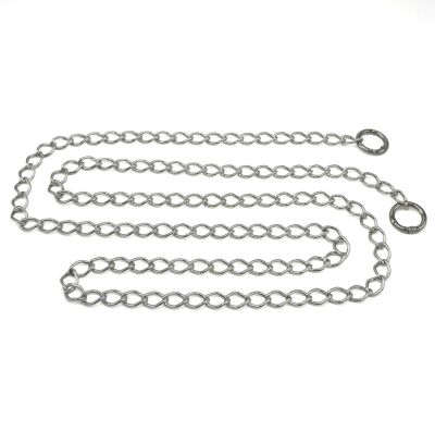 110 cm ALÜMİNYUM HAFİF HAZIR ÇANTA ZİNCİRİ, GÜMÜŞ RENK ( KARARMAZ ) 1. KALİTE Z-28G - 1