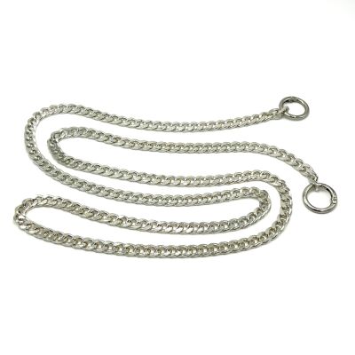 110 cm ALÜMİNYUM HAFİF HAZIR ÇANTA ZİNCİRİ, GÜMÜŞ RENK ( KARARMAZ ) 1. KALİTE Z-164G - 1