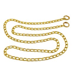 110 cm ALÜMİNYUM HAFİF HAZIR ÇANTA ZİNCİRİ, SARI RENK ( KARARMAZ ) 1. KALİTE Z-178SA - ERTÜRK