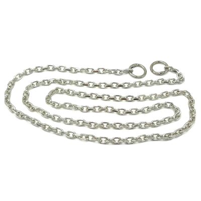 110 cm ALÜMİNYUM HAFİF HAZIR ÇANTA ZİNCİRİ, GÜMÜŞ RENK ( KARARMAZ ) 1. KALİTE Z-184G - 1