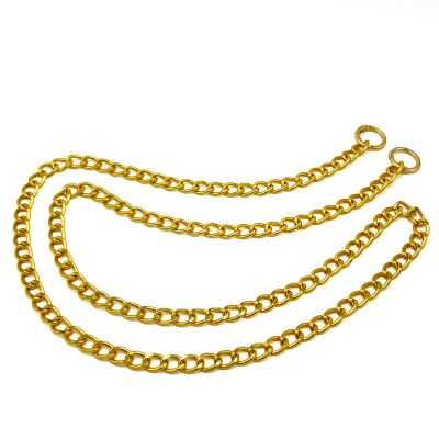 110 cm ALÜMİNYUM HAFİF HAZIR ÇANTA ZİNCİRİ, SARI RENK ( KARARMAZ ) 1. KALİTE Z-138SA - 1