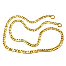 110 cm ALÜMİNYUM HAFİF HAZIR ÇANTA ZİNCİRİ, SARI RENK ( KARARMAZ ) 1. KALİTE Z-163SA - ERTÜRK