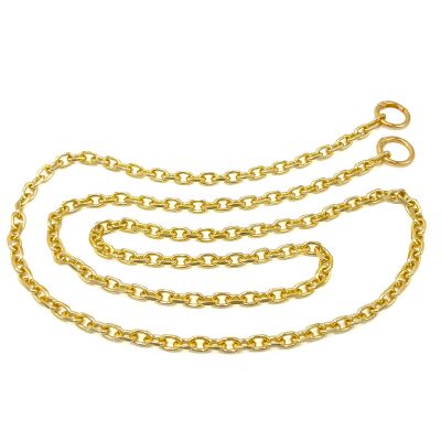 110 cm ALÜMİNYUM HAFİF HAZIR ÇANTA ZİNCİRİ, SARI RENK ( KARARMAZ ) 1. KALİTE Z-184SA - 1