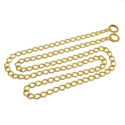 110 cm ALÜMİNYUM HAFİF HAZIR ÇANTA ZİNCİRİ, SARI RENK ( KARARMAZ ) 1. KALİTE Z-28SA - 1