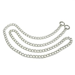 110 cm ALÜMİNYUM HAFİF HAZIR ÇANTA ZİNCİRİ, SİYAH RENK ( KARARMAZ ) 1. KALİTE Z-138G - ERTÜRK