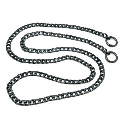 110 cm ALÜMİNYUM HAFİF HAZIR ÇANTA ZİNCİRİ, SİYAH RENK ( KARARMAZ ) 1. KALİTE Z-162Sİ - 1