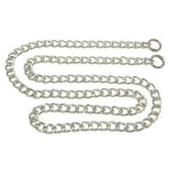 110 cm ALÜMİNYUM HAFİF HAZIR ÇANTA ZİNCİRİ, GÜMÜŞ RENK ( KARARMAZ ) 1. KALİTE Z-10G - ERTÜRK