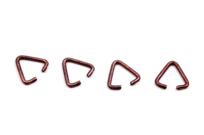 11x14 mm ANAHTARLIK BAĞLANTI ÜÇGENİ, BAKIR KAPLAMA - 2