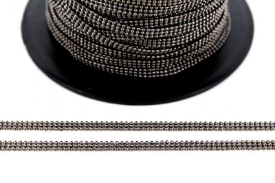 1.2 mm 3 SIRA TRAŞSIZ SİYAH TOP DORE ZİNCİR - 3