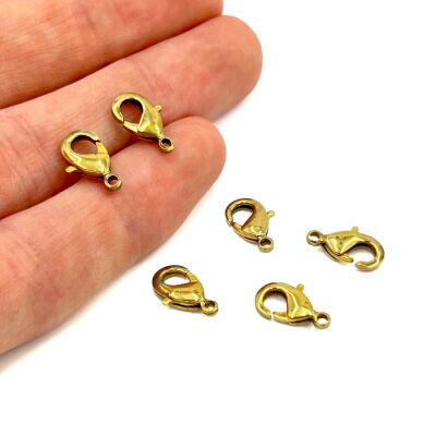 12 mm 502 HAM PİRİNÇ PAPAĞAN KİLİT - 1