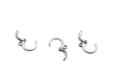 12 mm, ÇELİK KÜPE KANCASI, GÜMÜŞ RENK, 1. KALİTE KARARMAZ - 3