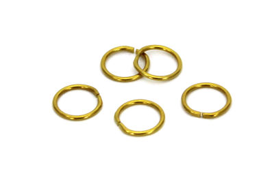 12 mm KALIN MONTAJ HALKASI, HAM PİRİNÇ #1268H - 2