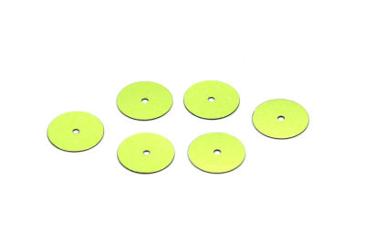 12 mm PLASTİK PUL PAYET, NAKIŞ PULU, DÖKME PUL, ORTADAN DELİK, AÇIK YEŞİL RENK - 2