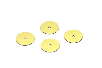 12 mm PLASTİK PUL PAYET, NAKIŞ PULU, DÖKME PUL, ORTADAN DELİK, ALTIN RENK - 2