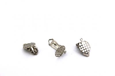 12 mm SÜZGEÇLİ YAPIŞTIRMA KÜPE KLİPSİ NİKEL KAPLAMA, #275N - 2