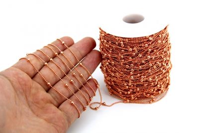 1.2 mm TRAŞSIZ ROSE TOP DORE ZİNCİR #B3.2RS - 2
