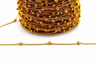 1.2 mm TRAŞSIZ SARI TOP DORE ZİNCİR #B3.2S - 2