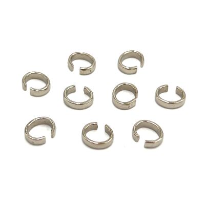 10 mm, ' C ' AÇIK HALKA, NİKEL KAPLAMA, DEMİR - 1