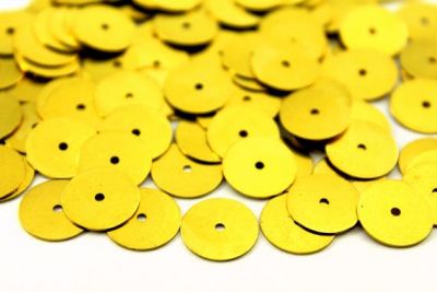 12 mm YUVARLAK ORTASI DELİK PUL, HAM PİRİNÇ #70H - 2