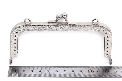 12.5 CM ÇANTA VE CÜZDAN KULPU, NİKEL RENK, KOD-10N - 2