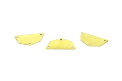 12x25 mm DESENLİ PUL, HAM PİRİNÇ #1392H - 2