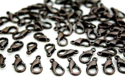 12x6 mm 502 PAPAĞAN KİLİT, BAKIR KAPLAMA #176B - 2