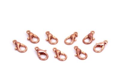 12x6 mm 502 PAPAĞAN KİLİT, ROSE KAPLAMA #176ROSE - 2