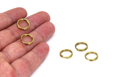 13 mm ÇİFT TURLU HALKA, HAM PİRİNÇ - 3