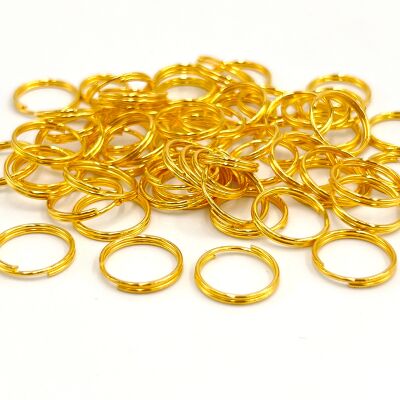 13 mm ÇİFT TURLU HALKA, SARI KAPLAMA, DEMİR - 2