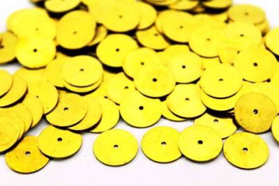 13 mm DESENLİ YUVARLAK PUL, HAM PİRİNÇ #1104H-ORTA-DELİK - 2