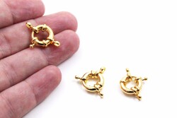 13 mm GEMİCİ DÜMEN KLİPS, ALTIN KAPLAMA - ERTÜRK
