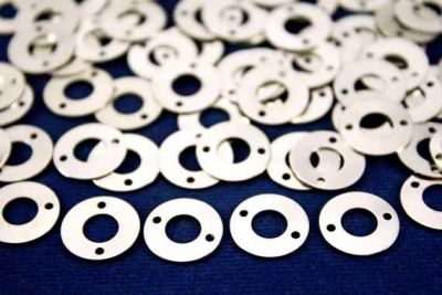 13 mm YUVARLAK İKİ DELİK PUL, NİKEL KAPLAMA #509N - 2