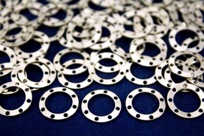 13 mm YUVARLAK SEKİZ DELİKLİ PUL, NİKEL KAPLAMA #601N - 2