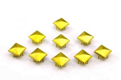 13x13 mm KARE TROK, HAM PİRİNÇ #766H - 2