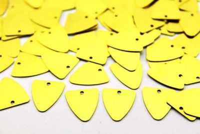 13,5x15 mm MERMİ DESENLİ TEK DELİK PUL, HAM PİRİNÇ #871-2H - 2