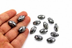 15x10 mm OVAL YUVARLAK METALİZE, NİKEL KAPLAMA - Thumbnail