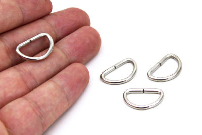 13x19 mm D AÇIK HALKA, DEMİR NİKEL KAPLAMALI - 2