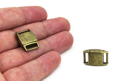 13x19 mm İKİLİ MIKNATISLI KLİPS, ANTİK SARI KAPLAMA - 2