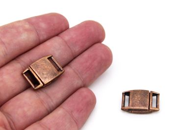 13x19 mm İKİLİ MIKNATISLI KLİPS, BAKIR KAPLAMA - 2
