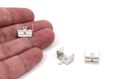 13x8 mm BAĞLANTI SIKIŞTIRMA , NİKEL KAPLAMA SAÇ - 2