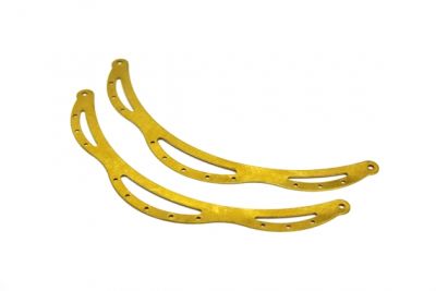 14 cm AY MODELİ KOLYE, HAM PİRİNÇ - 2