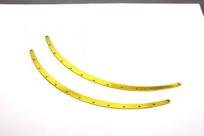 16 cm AY MODELİ KOLYE, HAM PİRİNÇ - 2